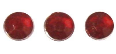 Kristali, samolepilni, rdeči, 3 mm, 120 kom.
