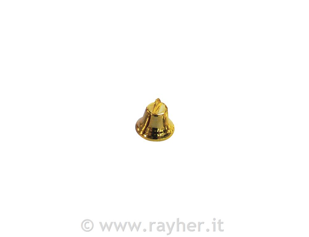 Metal bells, gold, 16 mm, tab-bag 20 pcs