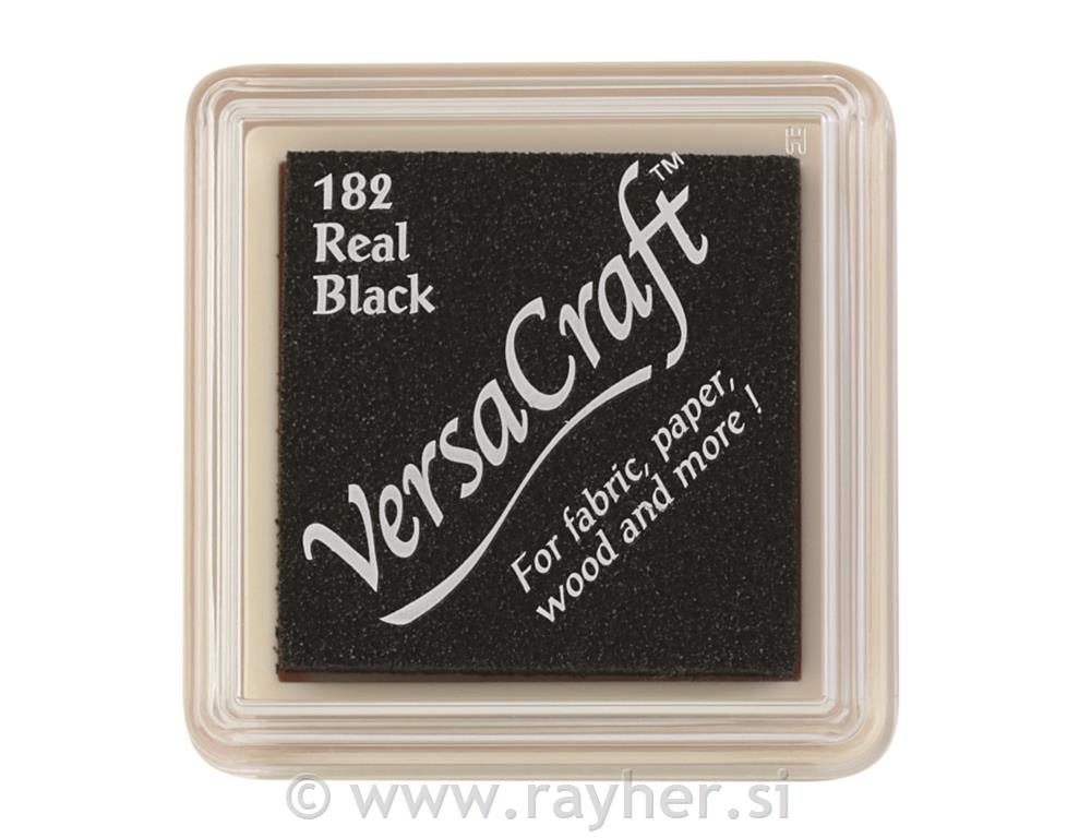 Blazinica za žige "Versacraft", črna, 2,5x2,5 cm