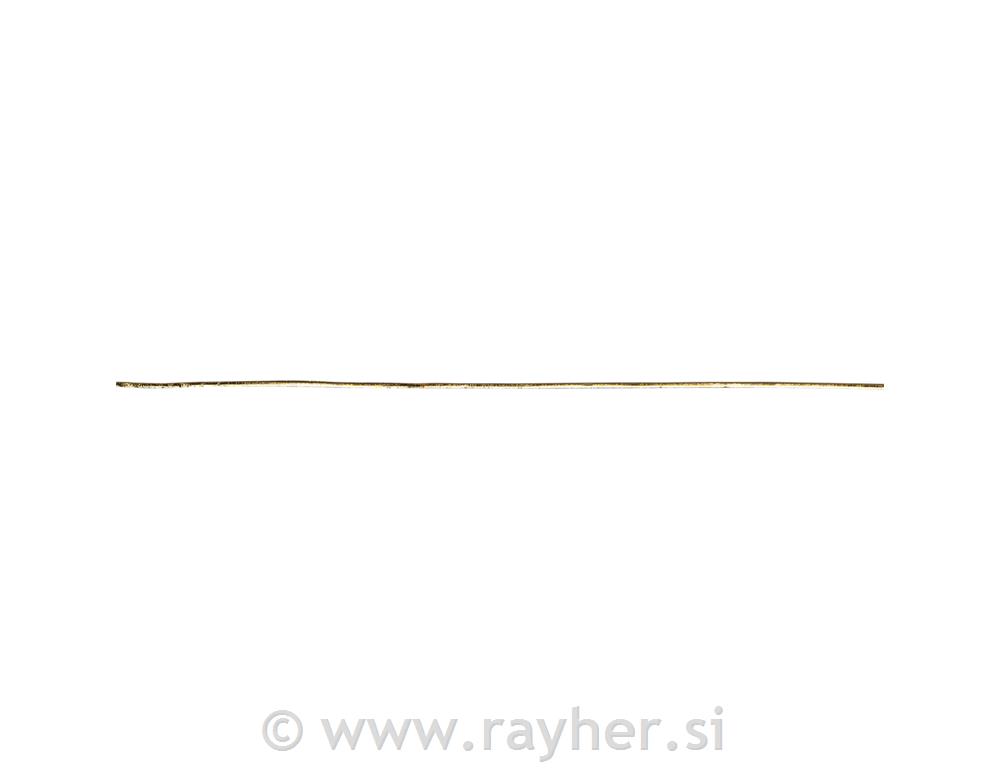 Voščeni trakovi za dekoracijo, 20 cm, 1 mm, zlati, 30kom.