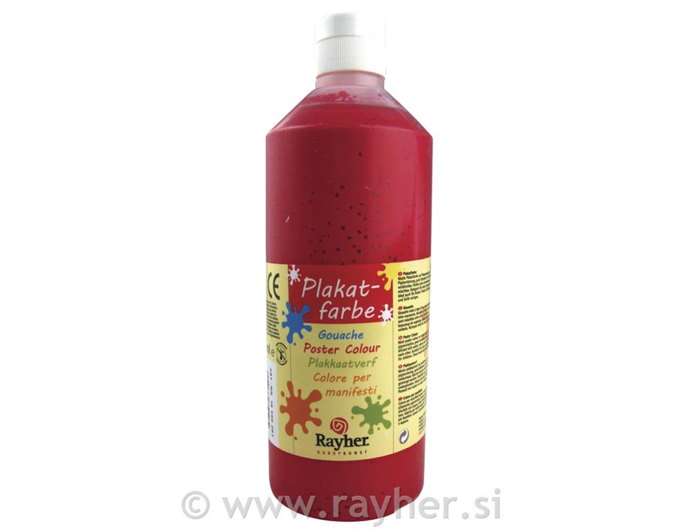 Rayher tempera, rdeča, 500 ml
